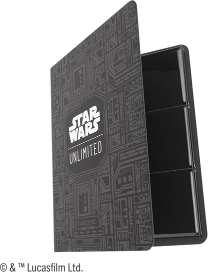 Star Wars: Unlimited Casual Album 18-Pocket - Holds 360 Double-Sleeved Cards, Side-Loading Pockets & Elastic Strap, Officially Licensed Accessory, Unlimited Pattern Design, Made by Gamegenic