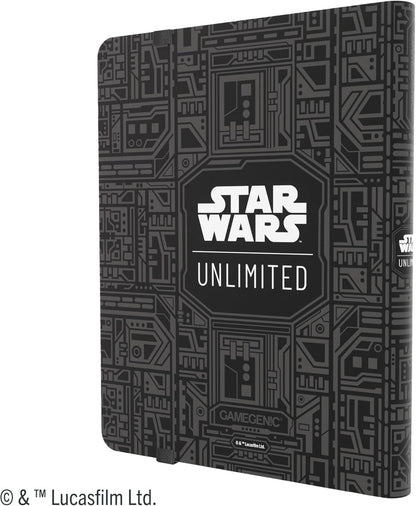 Star Wars: Unlimited Casual Album 18-Pocket - Holds 360 Double-Sleeved Cards, Side-Loading Pockets & Elastic Strap, Officially Licensed Accessory, Unlimited Pattern Design, Made by Gamegenic