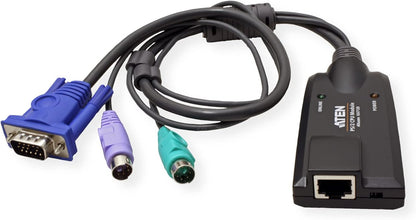Aten KA7120 cavo per tastiera, video e mouse Nero