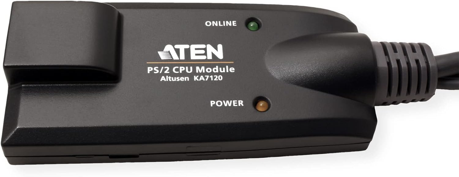 Aten KA7120 cavo per tastiera, video e mouse Nero