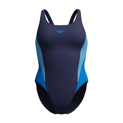 Speedo Women's Colourblock 2.0 Swimsuit Swimming Costume Blue