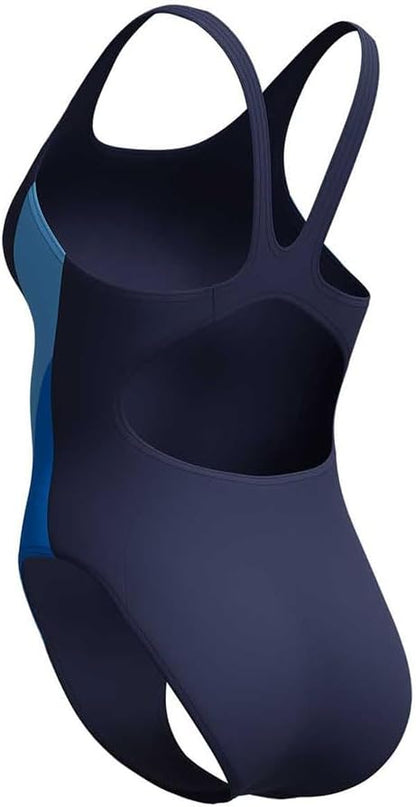 Speedo Women's Colourblock 2.0 Swimsuit Swimming Costume Blue
