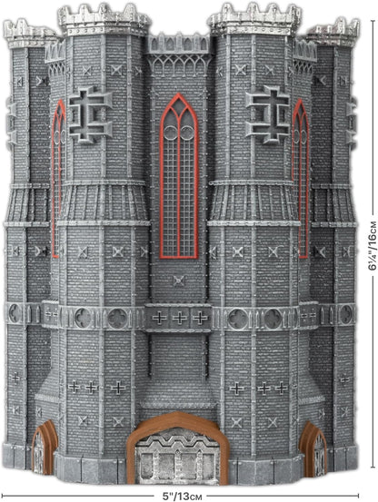 Gale Force Nine - Mundus Imperialis - Civil Defense Bastion (6mm or 1:285 scale) - Tabletop Wargaming Terrain - Bastion - For Ages 15+