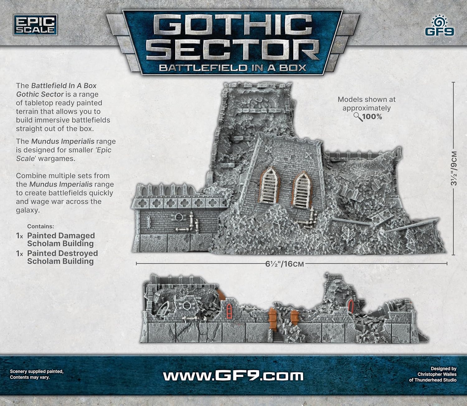 Gale Force Nine - Mundus Imperialis - Scholam (Damaged & Destroyed