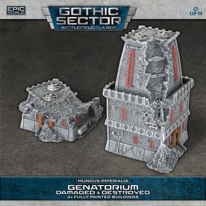 Gale Force Nine - Mundus Imperialis - Genatorium (Damaged & Destroyed