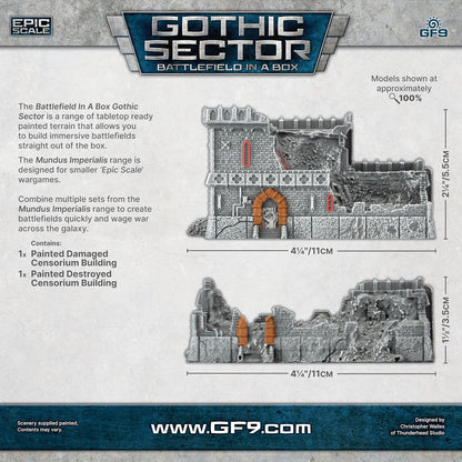 Gale Force Nine - Mundus Imperialis - Censorium (Damaged & Destroyed