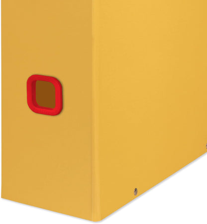 Leitz Click & Store Magazine File, Cardboard Desk Storage Solution for Home/Office, A4 Paper Holder, Storage Organiser for Files & Folders, Cosy Range, Warm Yellow, 53560019