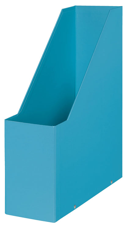 Leitz Click & Store Magazine File, Cardboard Desk Storage Solution for Home/Office, A4 Paper Holder, Storage Organiser for Files & Folders, Cosy Range, Calm Blue, 53560061