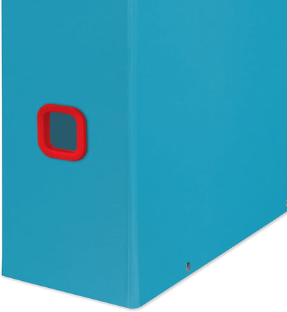Leitz Click & Store Magazine File, Cardboard Desk Storage Solution for Home/Office, A4 Paper Holder, Storage Organiser for Files & Folders, Cosy Range, Calm Blue, 53560061