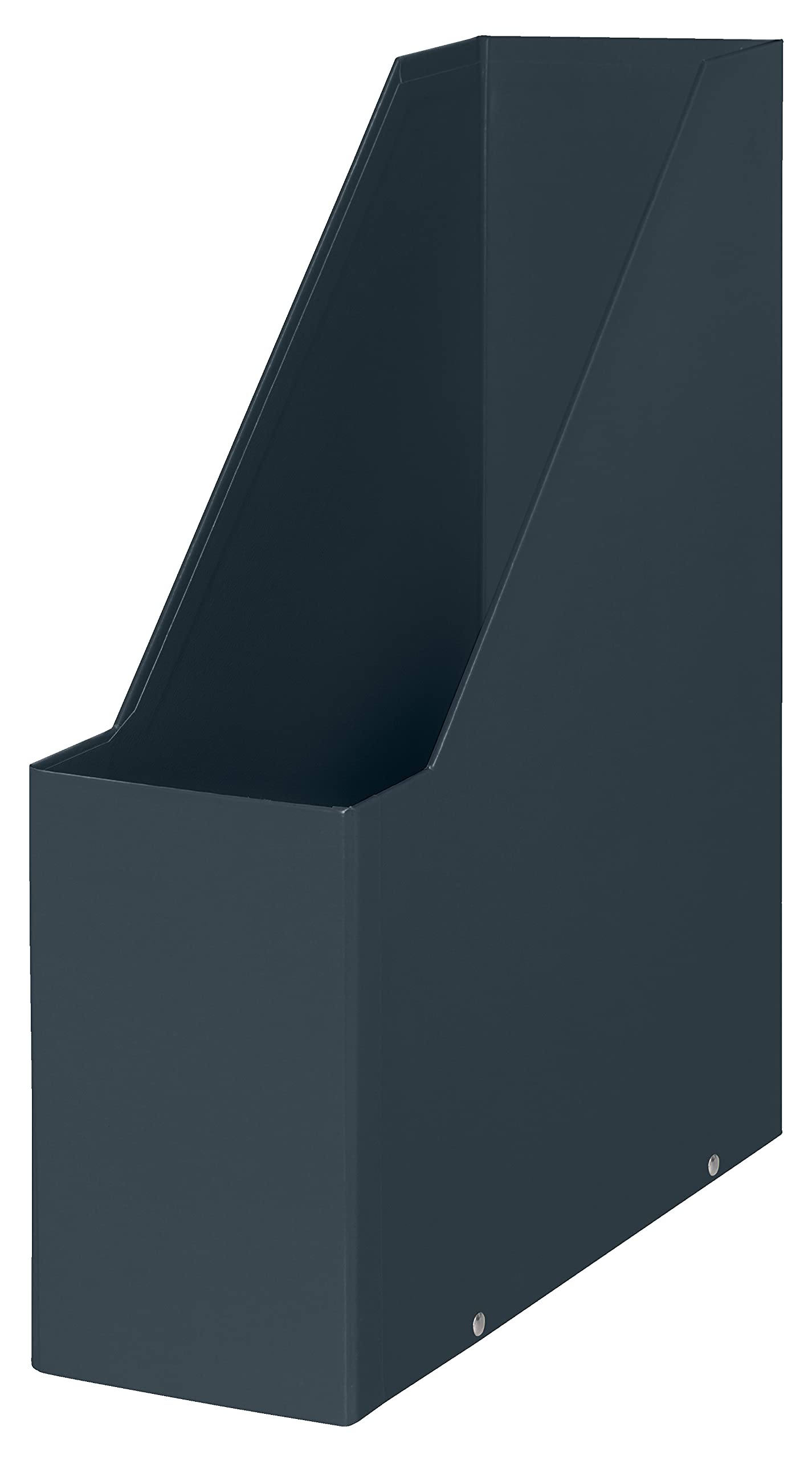 Leitz Click & Store Magazine File, Cardboard Desk Storage Solution for Home/Office, A4 Paper Holder, Storage Organiser for Files & Folders, Cosy Range, Velvet Grey, 53560019