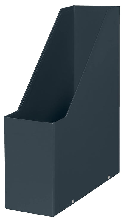 Leitz Click & Store Magazine File, Cardboard Desk Storage Solution for Home/Office, A4 Paper Holder, Storage Organiser for Files & Folders, Cosy Range, Velvet Grey, 53560019
