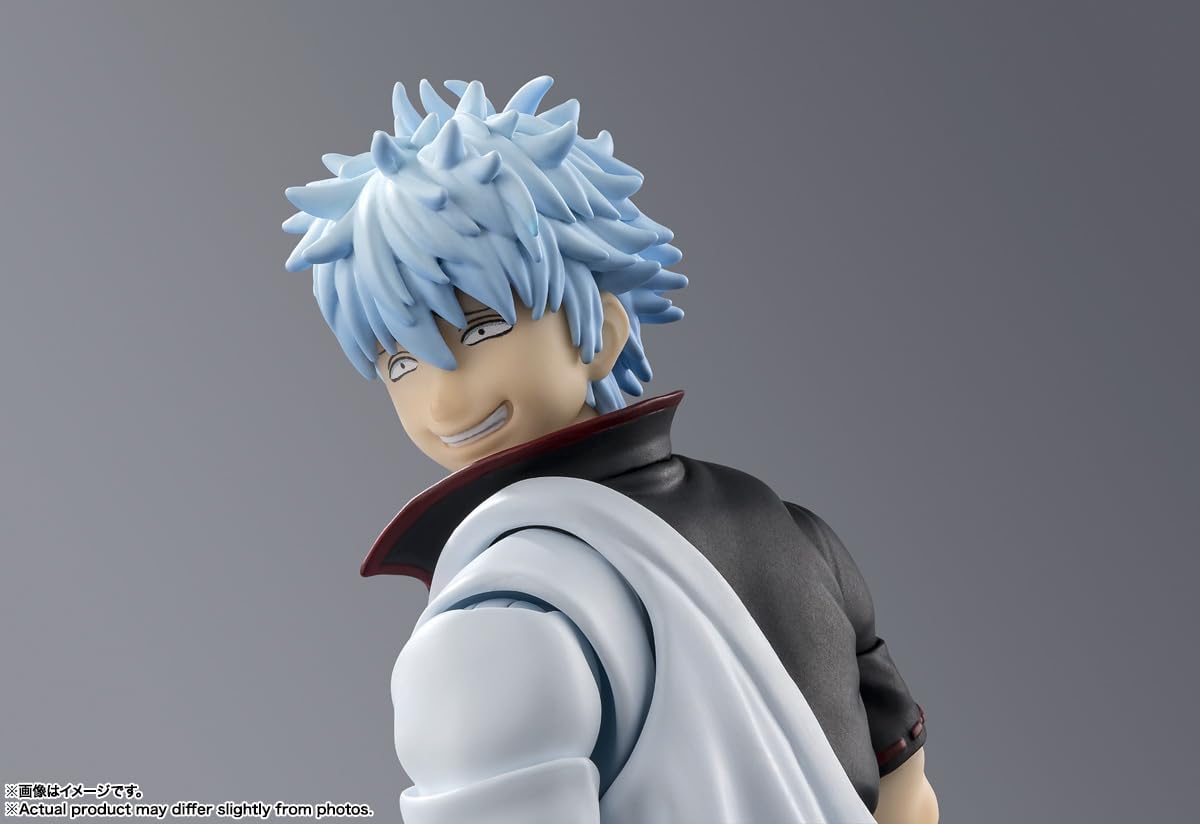 TAMASHII NATIONS S.H. Figuarts Gintama Gintoki Sakata Approx. 5.7 inches (145 mm), PVC & ABS Pre-Painted Action Figure
