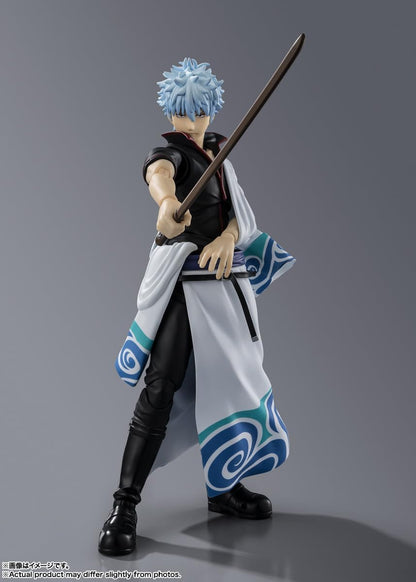 TAMASHII NATIONS S.H. Figuarts Gintama Gintoki Sakata Approx. 5.7 inches (145 mm), PVC & ABS Pre-Painted Action Figure