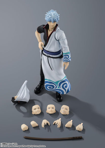 TAMASHII NATIONS S.H. Figuarts Gintama Gintoki Sakata Approx. 5.7 inches (145 mm), PVC & ABS Pre-Painted Action Figure