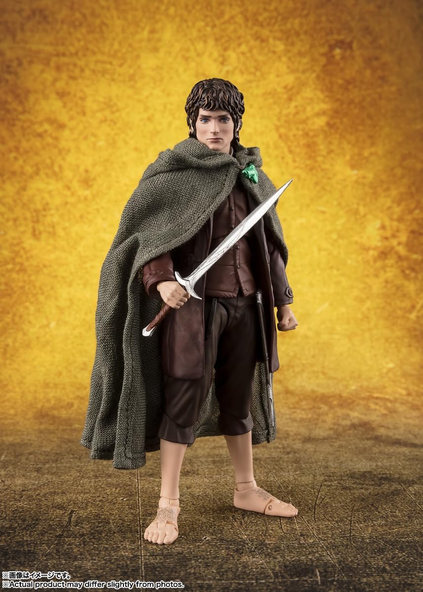 TAMASHII NATIONS Frodo Baggins & Gollum Figures 12 & 5cm The Lord of The Rings: The Fellowship of The Ring