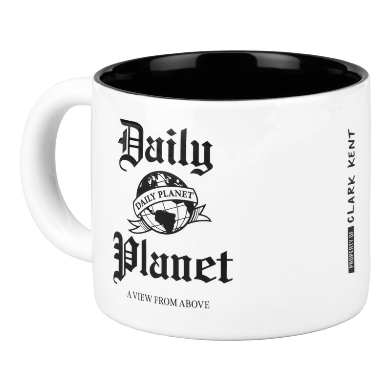 Paladone Superman Daily Planet Mug, Officially Licensed 400ml DC Comics Superhero Fan Coffee Cup for Tea, Hot Chocolate & More, Gifts for Men