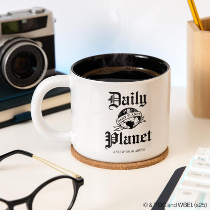Paladone Superman Daily Planet Mug, Officially Licensed 400ml DC Comics Superhero Fan Coffee Cup for Tea, Hot Chocolate & More, Gifts for Men