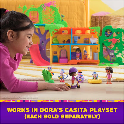 Dora, Splash-Splash Adventure Pack, with Dora and Boots Toy Figures and Accessories, Kids Toys for Girls and Boys Ages 3 and Up