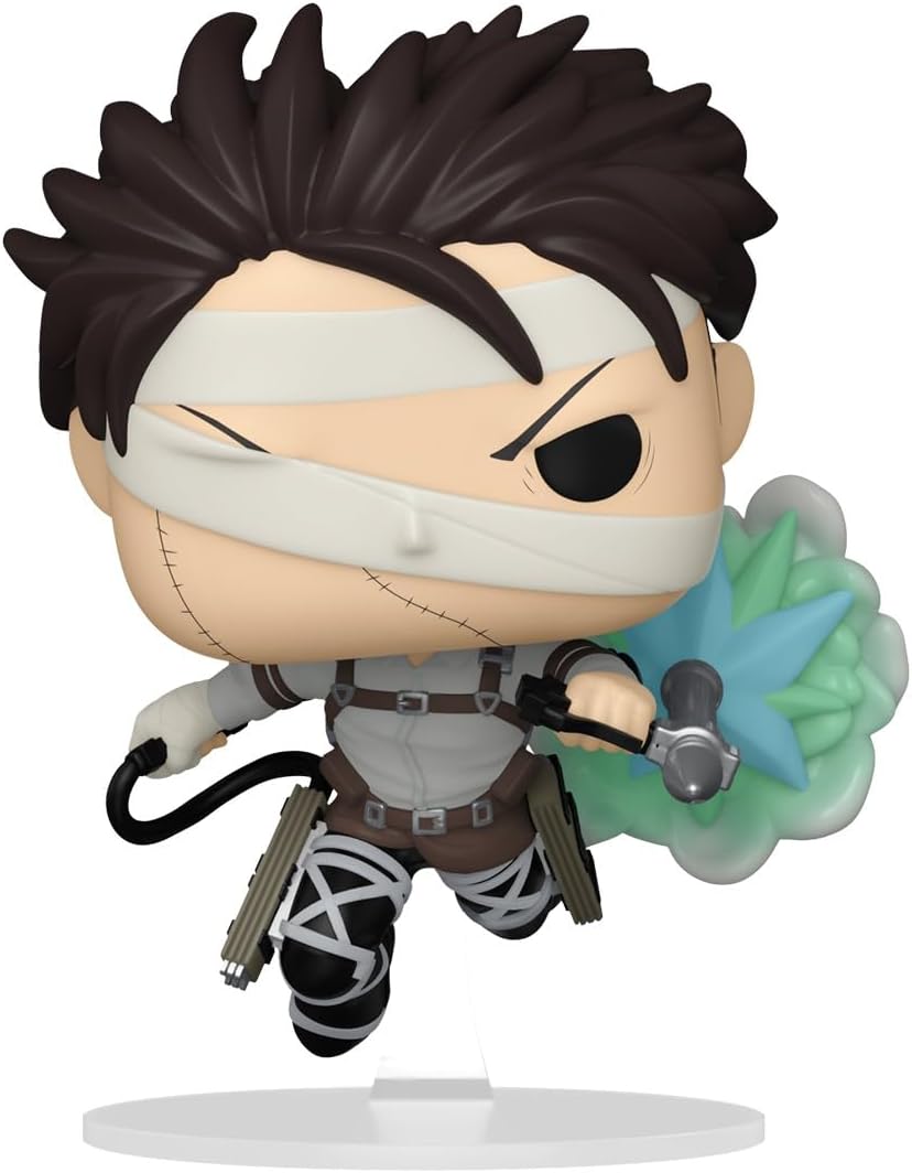 Attack On Titan Levi vinylfiguur 1993 Funko Pop! standaard pvc Anime, Fan merch, TV-series | Officiële anime-gadget, vinyl figuur om te verzamelen, verjaardagscadeau-idee voor fans en verzamelaars
