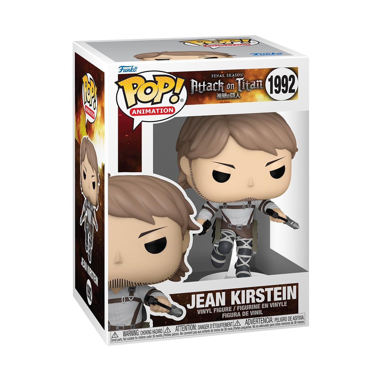 Funko Pop! Animation: Attack on Titan - Jean Kirstein - Collectable Vinyl Figure - Gift Idea - Official Merchandise - Toys for Kids & Adults - Anime Fans - Model Figure for Collectors and Display