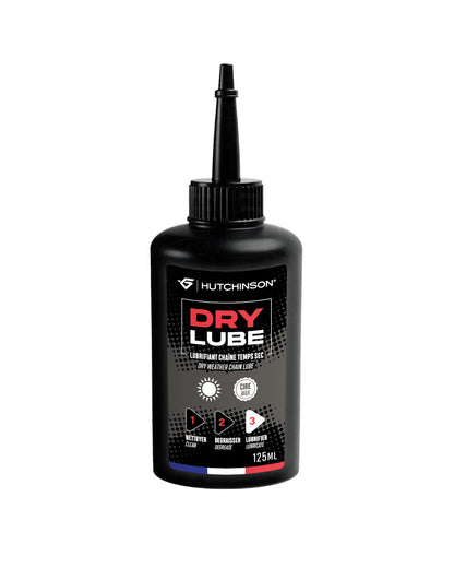 Hutchinson - Accessoires de vélo - Lubrifiant pour chaine - Temps Sec - à base de Cire -125 ml