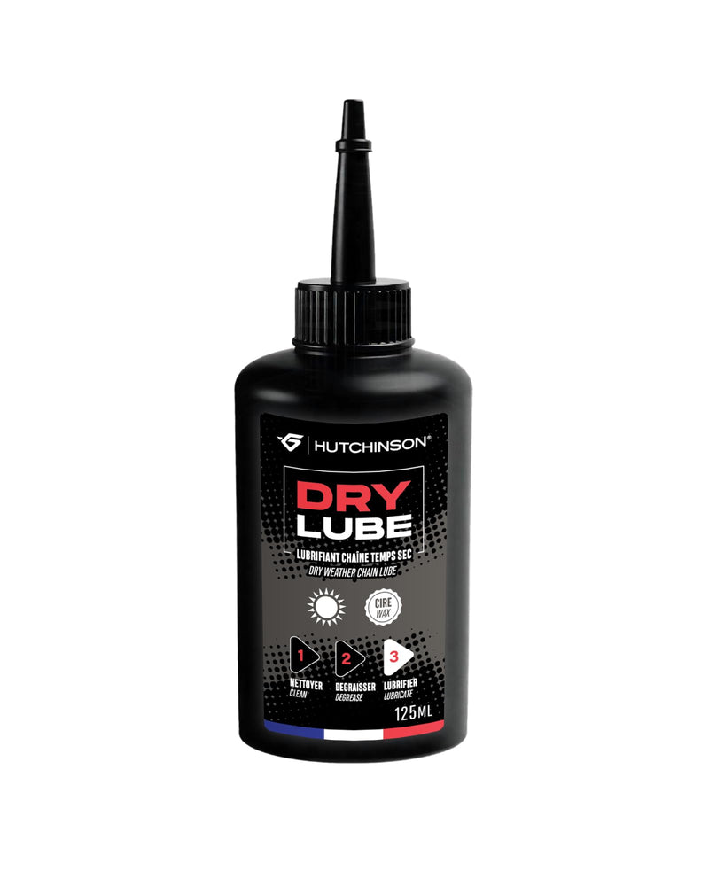 Hutchinson - Accessoires de vélo - Lubrifiant pour chaine - Temps Sec - à base de Cire -125 ml