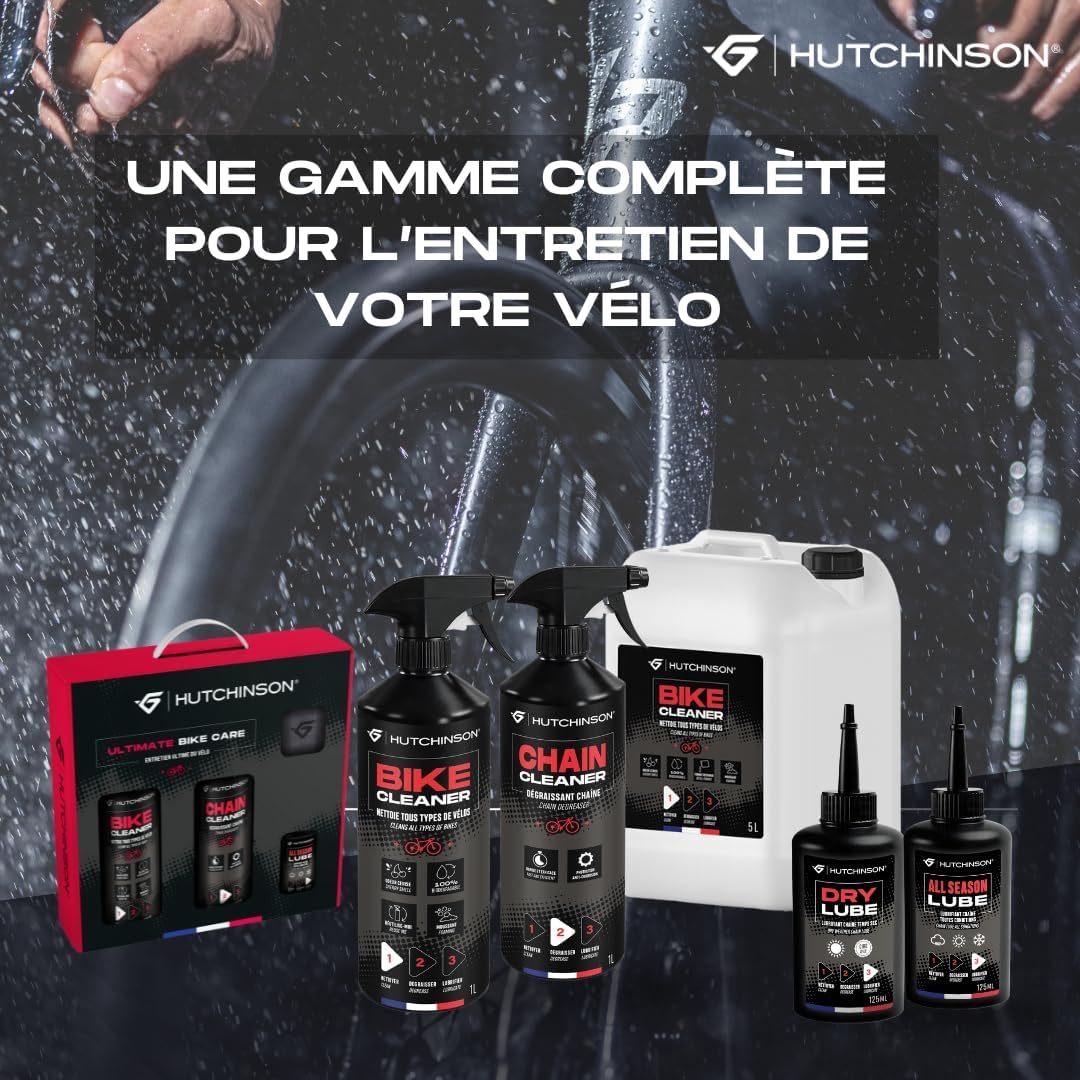Hutchinson - Accessoires de vélo - Lubrifiant pour chaine - Temps Sec - à base de Cire -125 ml
