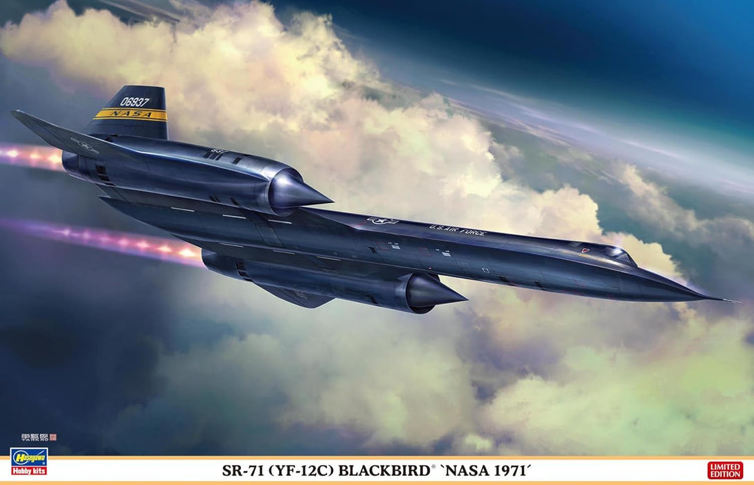 Hasegawa - 1/72 SR-71 Blackbird, NASA 1971 - Plastic Modelbouw - Schaal: 1:72