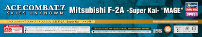 Hasegawa 652431-1/72 Ace Combat 7 Skies unknwon, Mitsubishi F-2ASuper Kai, Mage - schaal 1:72