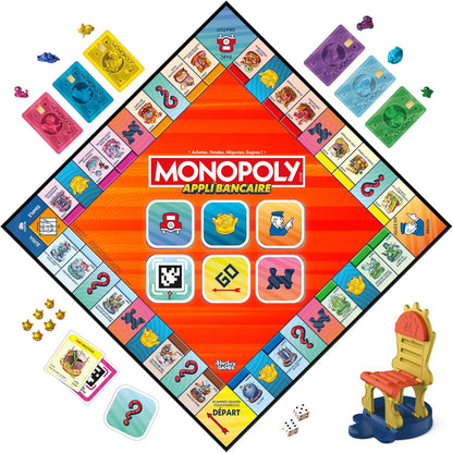 Monopoly Banking App, Board Game - French Version