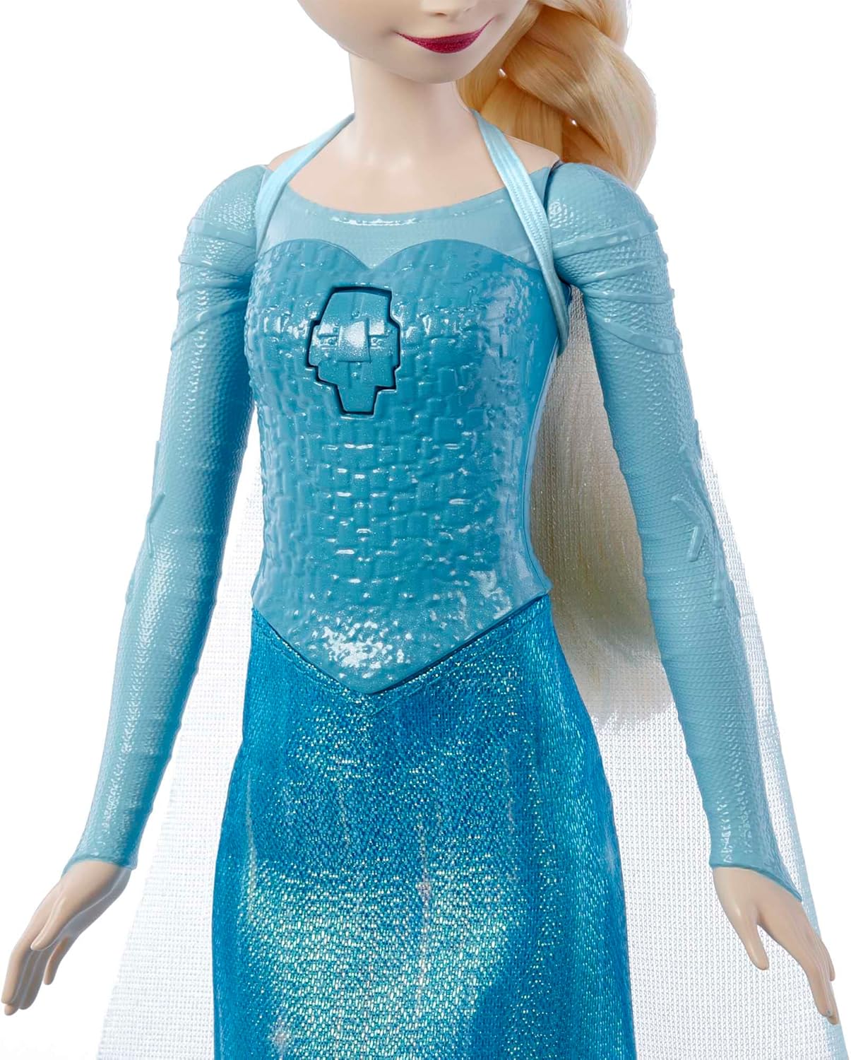 Mattel Disney Frozen speelgoed Elsa pop bij zonsopgang met beroemde look zingt "Bij zonsopgang" in 4 talen: Engels, Frans, Duits, Italiaans, Frozen, nieuwe variant, JDL58