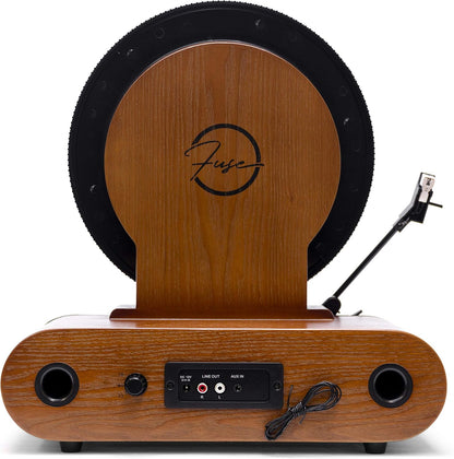 Vert At Vertical Record Player With Audio Technica Cartridge. Bluetooth In/Out. And Fm Radio