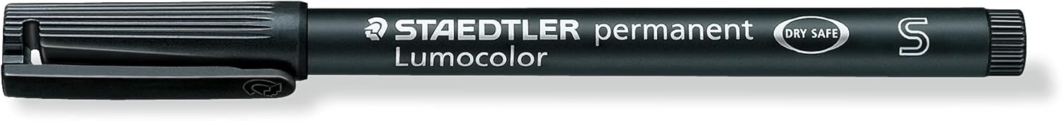 Staedtler – Lumocolor Permanent Marker Set – 4 Pcs Black (60 Bk-6)