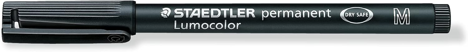 Staedtler – Lumocolor Permanent Marker Set – 4 Pcs Black (60 Bk-6)