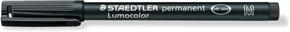 Staedtler – Lumocolor Permanent Marker Set – 4 Pcs Black (60 Bk-6)