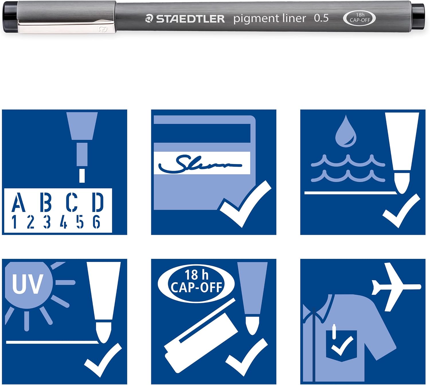 Staedtler – Pigmentliner 0.5 Mm – Black (308-9 Tb12)