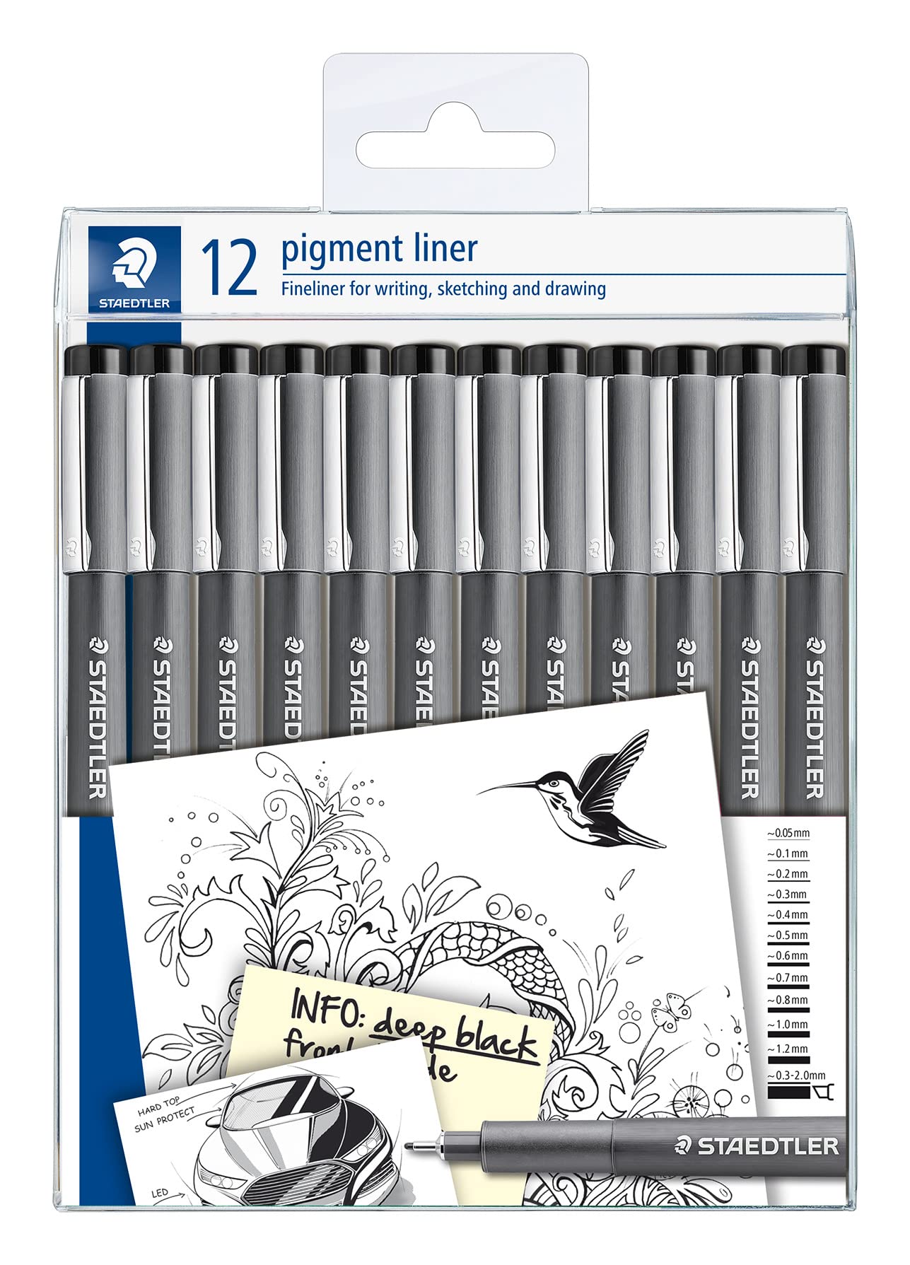 Staedtler – Pigmentliner 0.5 Mm – Black (308-9 Tb12)