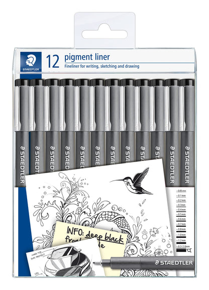 Staedtler – Pigmentliner 0.5 Mm – Black (308-9 Tb12)