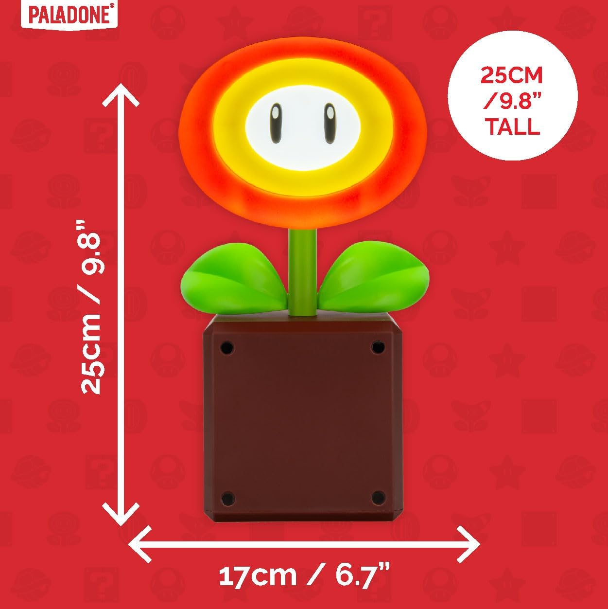 `SUPER MARIO - Fire Flower - DACcorative Light 10,6`