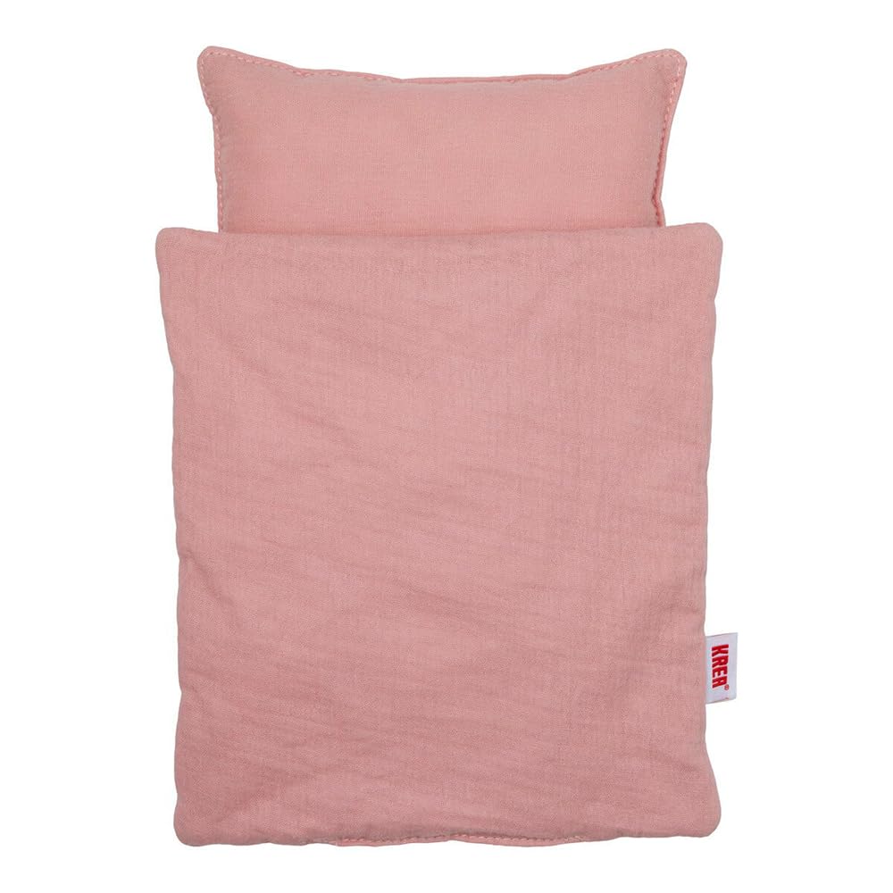 Claire 36-2035 Doll Bed Linen Set, Rose