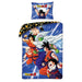 Halantex Dragon Ball Z Goku Small Vegeta Reversible Duvet Cover 140 x 200 cm and Pillowcase 70 x 90 cm – Multicoloured – 100% Cotton, DB-1103BL