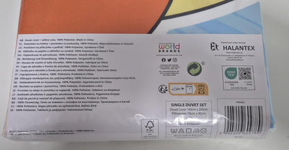 Biancheria da letto per bambini, reversibile, con copripiumino da 140 x 200 cm, federa da 70 x 90 cm, motivo Pokemon con Pikachu, Glumanda, scarabeo e Bulbizarr