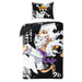 Halantex GEAR5 Monkey D. Luffy One Piece Bed Set – Duvet Cover 140 x 200 cm with Pillowcase 70 x 90 cm – 100% Cotton Oeko-Tex – Black
