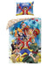 Halantex Monkey D. Luffy One Piece Bed Set and Various Characters – Duvet Cover 140 x 200 cm with Pillowcase 70 x 90 cm – 100% Polyester Multi-Coloured