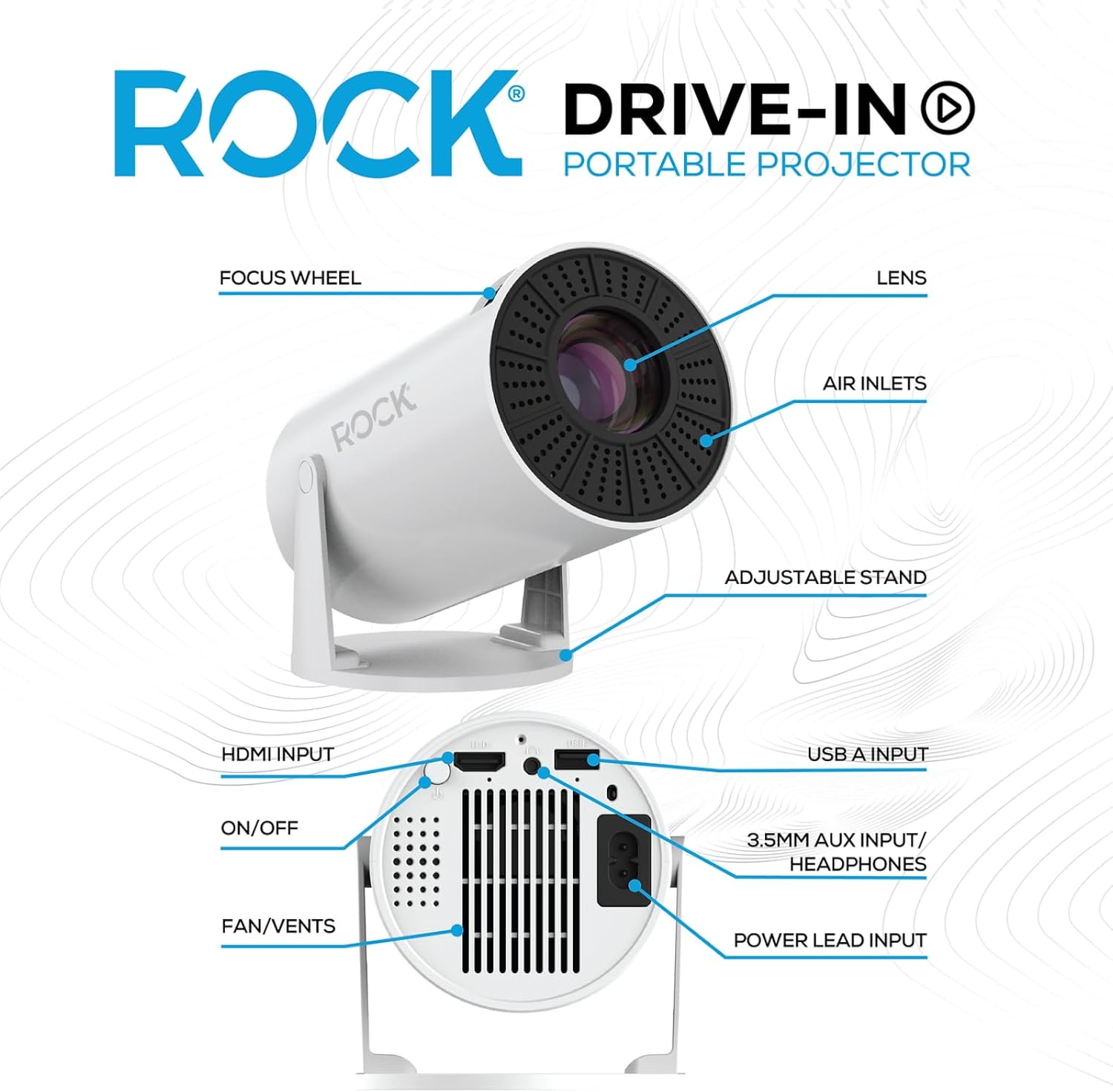 Rock Drive in Portable Projector