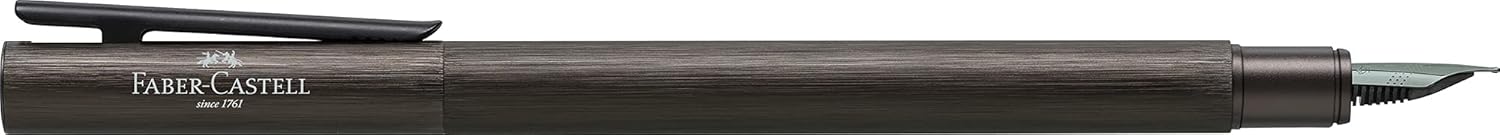 Faber-Castell Neo Slim Auminium B Fountain Pen - Gun Metal