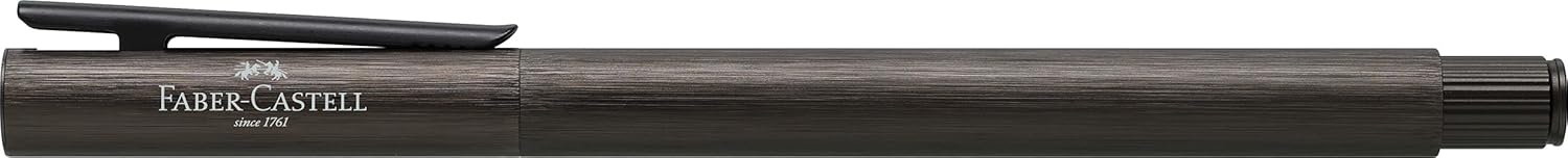 Faber-Castell Neo Slim Auminium B Fountain Pen - Gun Metal