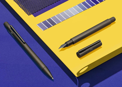 Faber-Castell Neo Slim Auminium B Fountain Pen - Gun Metal