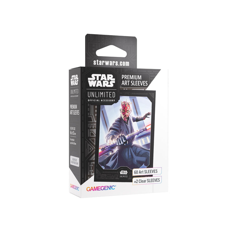 Gamegenic | Star Wars: Unlimited Premium Art Sleeves Set 5 - Darth Maul | Trading Card Accessory