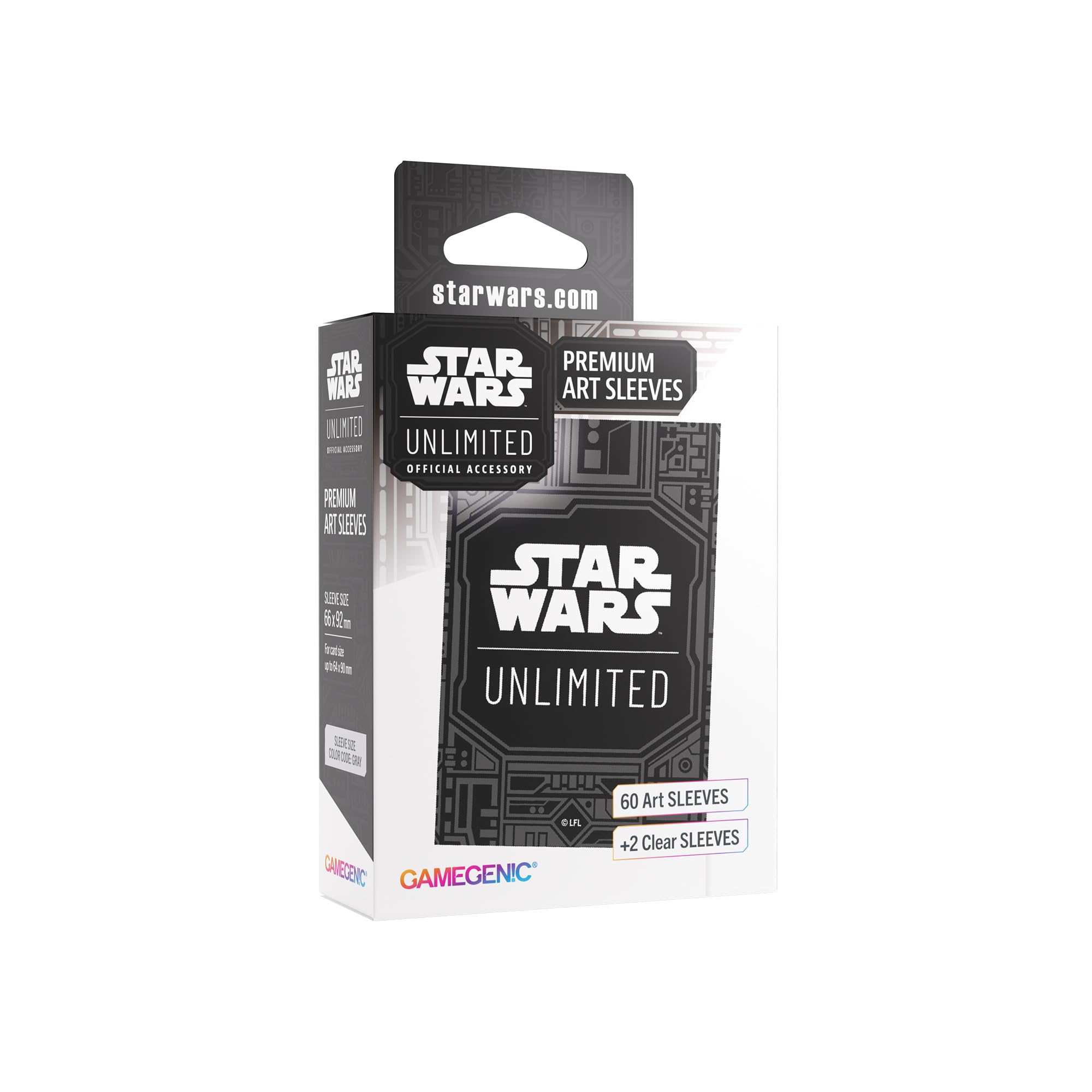 Gamegenic | Star Wars: Unlimited Premium Art Sleeves Set 5 - Unlimited Pattern | Trading Card Accessory